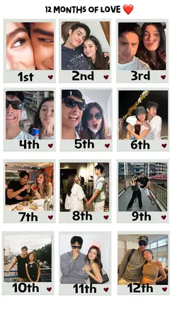 12 Months of Love ❤️
