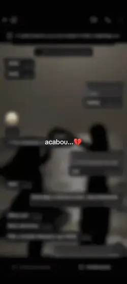 acabou...