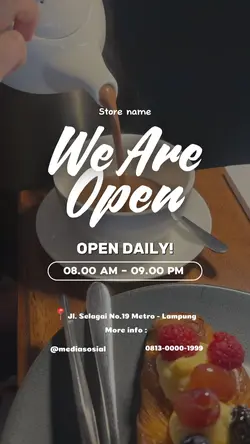 WE ARE OPEN GAS