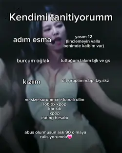 kendimi tanitiyom