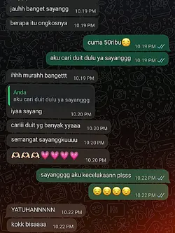 ss chat lucu bangett