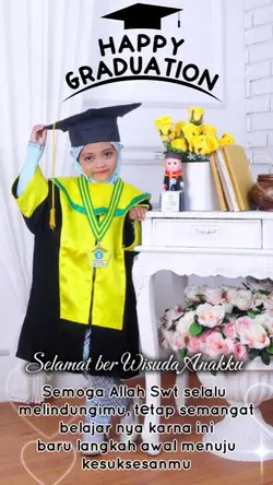 selamat wisuda nak