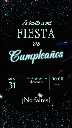 Invitación cumpleaño