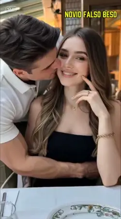 Novio falso beso