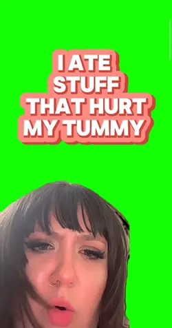 My tummy hurts 