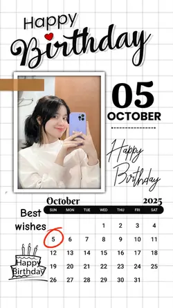 5 OCTOBER HBD 2025