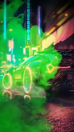 Green smoke effect
