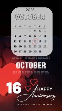 Anniversary 16 oct. 