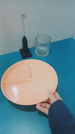 piring plastik sekat