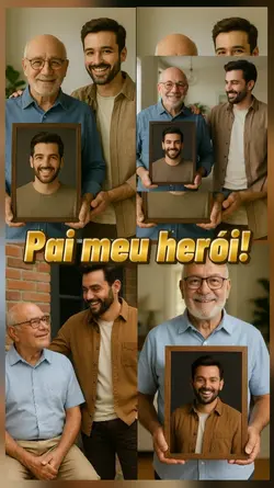 Pai meu herói!