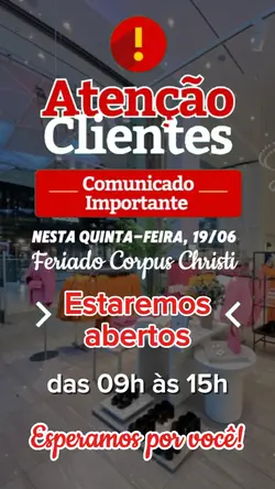 Aviso de Feriado