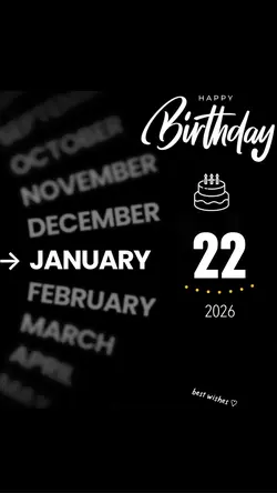 hbd 22 january 2026