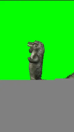 Funy crocodile dance