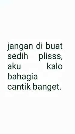 jangan di buat sedih