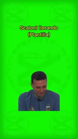 Scaloni llorando