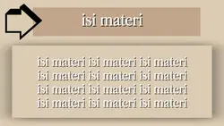 isi materi