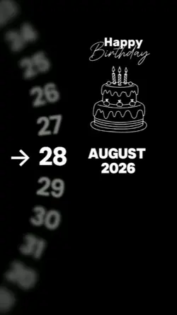 HBD 28 August