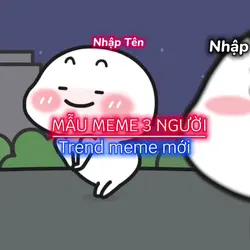 Mẫu Meme 3 Người