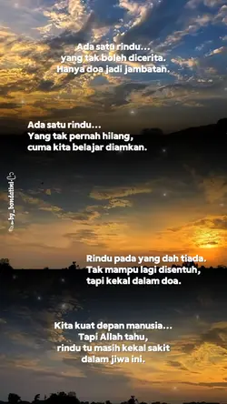 HANYA RINDU...