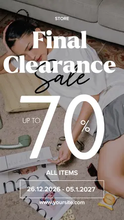 Final clearance sale