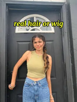 real hair or wig 