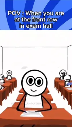 In exam hall