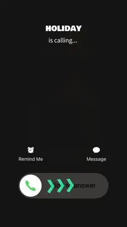 Holiday is Calling