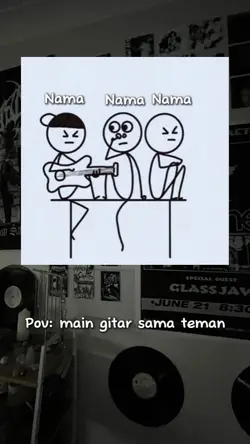 Pov main gitar sama