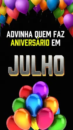 aniversariante JULHO