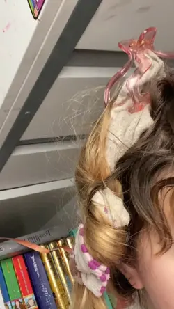 French braids/socks 
