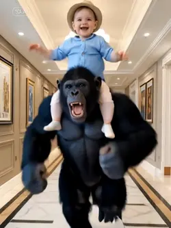 Baby & Gorilla