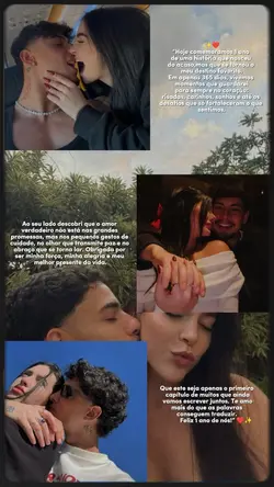 Feliz 1 ano de nós 