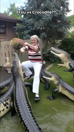 AI You vs Crocodile 