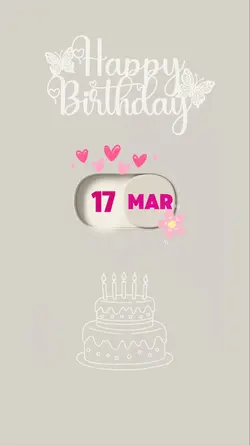 HBD 17 MARCH