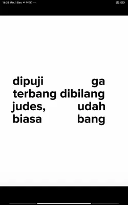 dipuji ga terbang