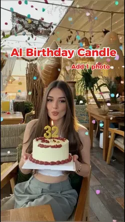 AI Birthday Candle
