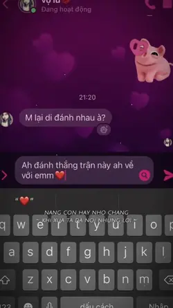 M lại đi đánh nhau à