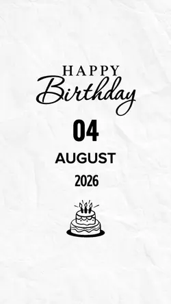 Birthday 4 Augsut