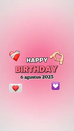 HBD 6 agustus 2025