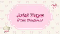 opening tugas video 