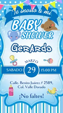 Baby Shower niño