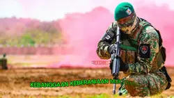 semangat beret hijau
