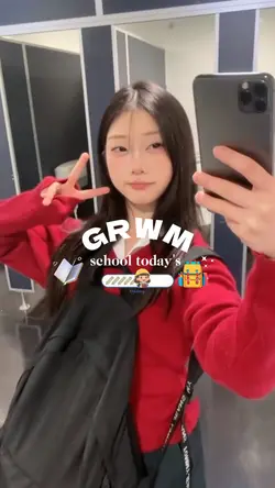 GRWM school today's 