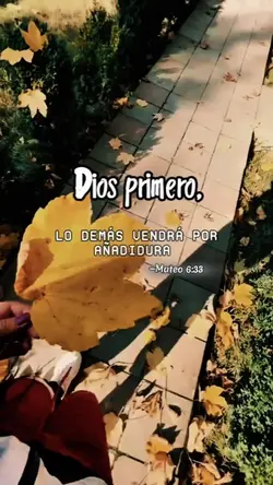 Dios primero