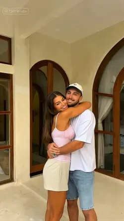Couple hug 
