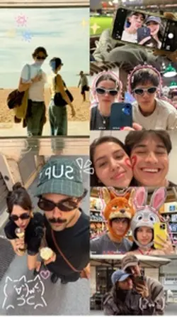 couple collage