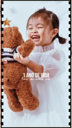 Feliz 1 aninho filha