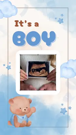 its a boy animation