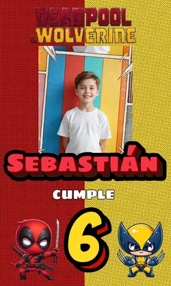 invitación deadpool