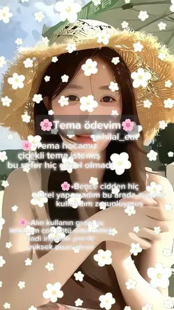 çiçek li tema